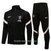 Chaqueta De Entrenamiento Trajes Paris Saint-Germain 2022-23 Negro Blanco - Hombre